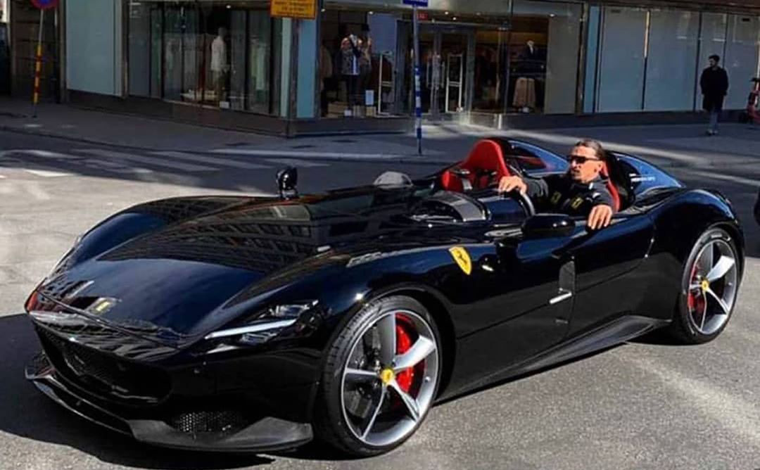 Sweden legend Ibrahimovic also has a stunning Ferrari Monza worth over £1m